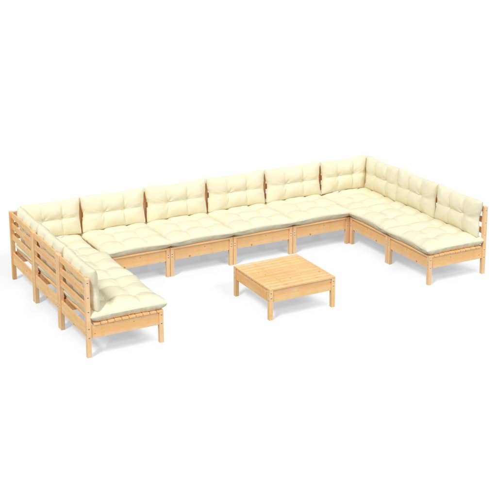 8720286869673_a_en_hd_1 vidaXL 11 Piece Garden Lounge Set with Cream Cushions Solid Pinewood - Image 2
