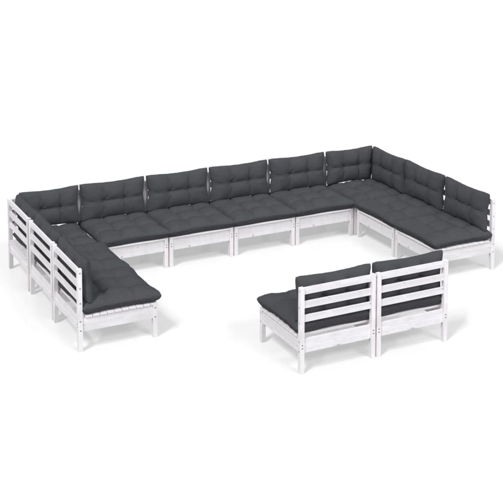 8720286869987_a_en_hd_1 vidaXL 12 Piece Garden Lounge Set with Cushions White Solid Pinewood - Image 2