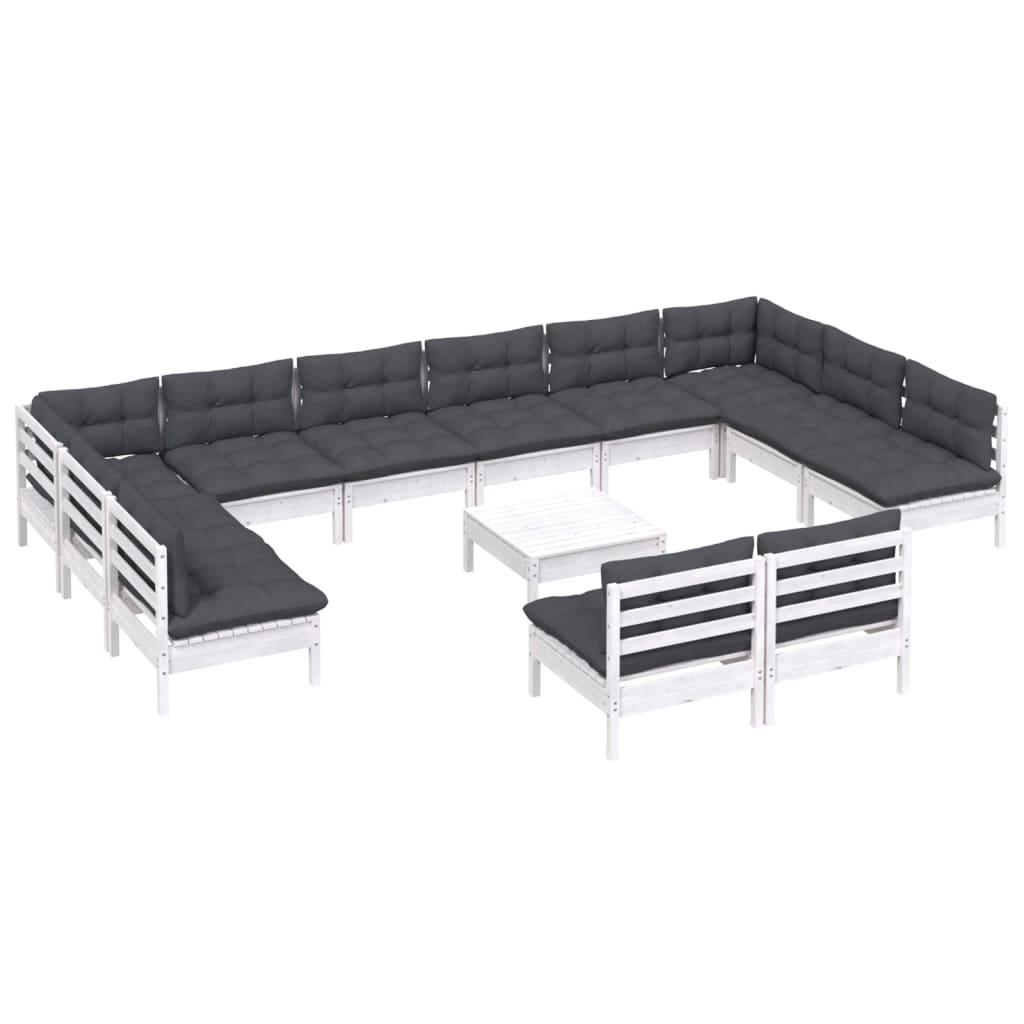 8720286870044_g_en_hd_1 vidaXL 13 Piece Garden Lounge Set with Cushions White Solid Pinewood - Image 3