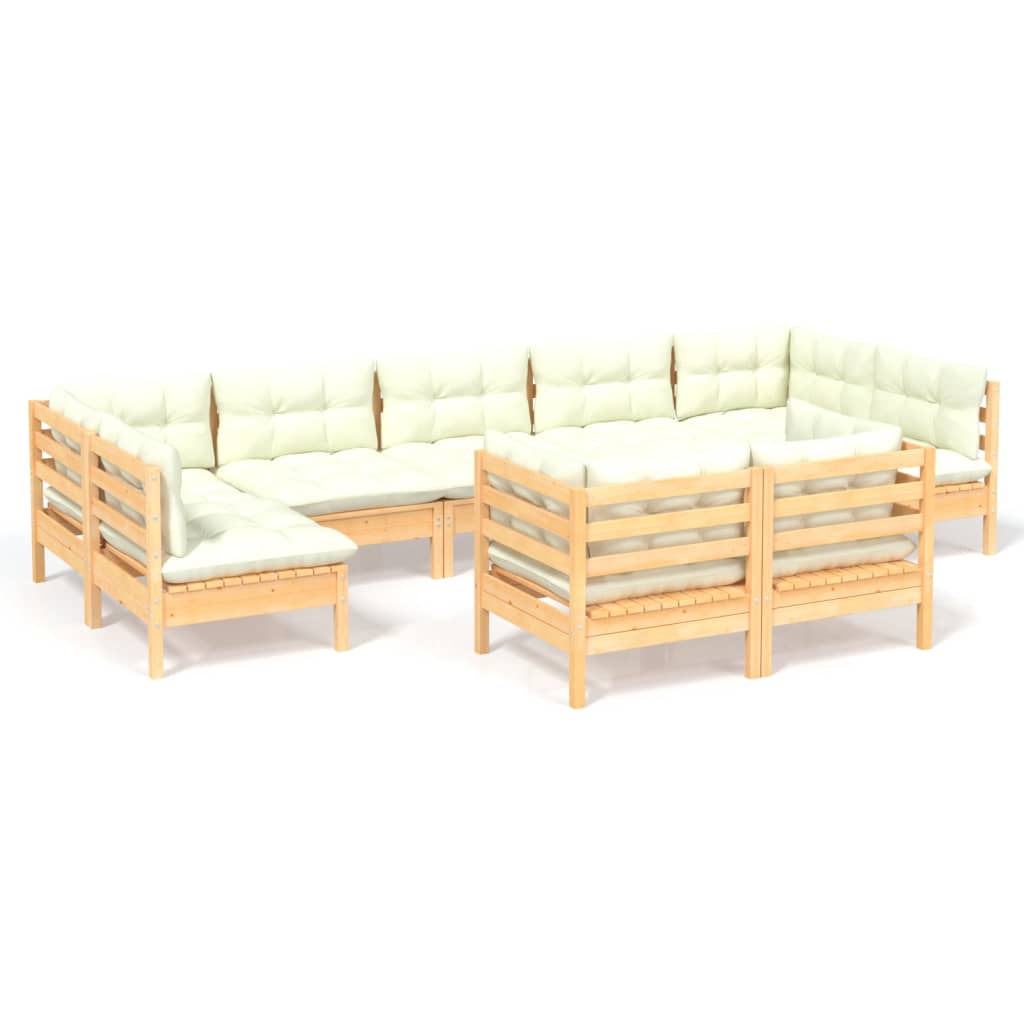 8720286870211_a_en_hd_1 vidaXL 9 Piece Garden Lounge Set with Cream Cushions Solid Pinewood - Image 2
