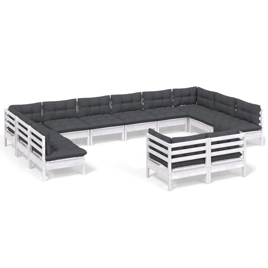 8720286870464_a_en_hd_1 vidaXL 12 Piece Garden Lounge Set with Cushions White Solid Pinewood - Image 2