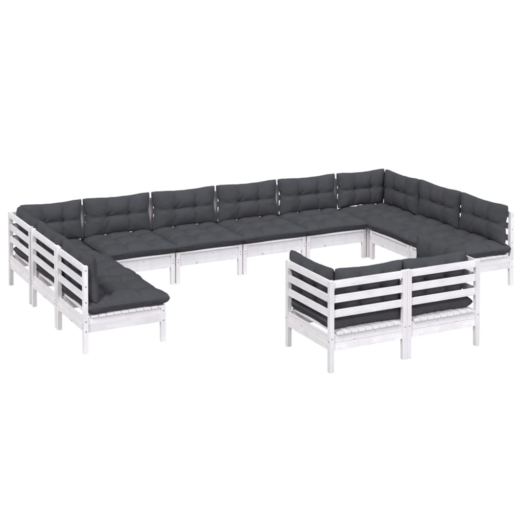 8720286870464_g_en_hd_1 vidaXL 12 Piece Garden Lounge Set with Cushions White Solid Pinewood - Image 3