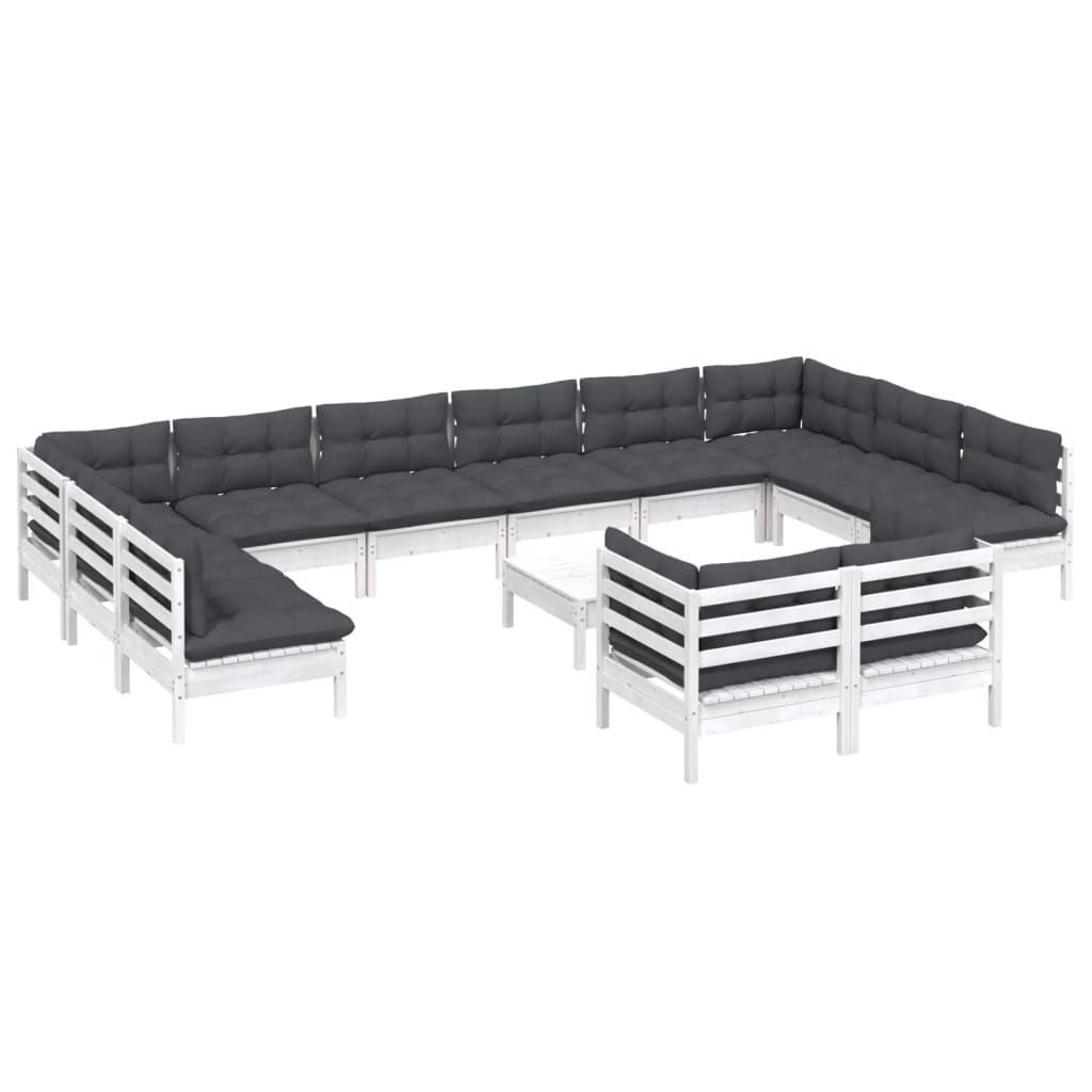 8720286870525_g_en_hd_1 vidaXL 13 Piece Garden Lounge Set with Cushions White Pinewood - Image 3