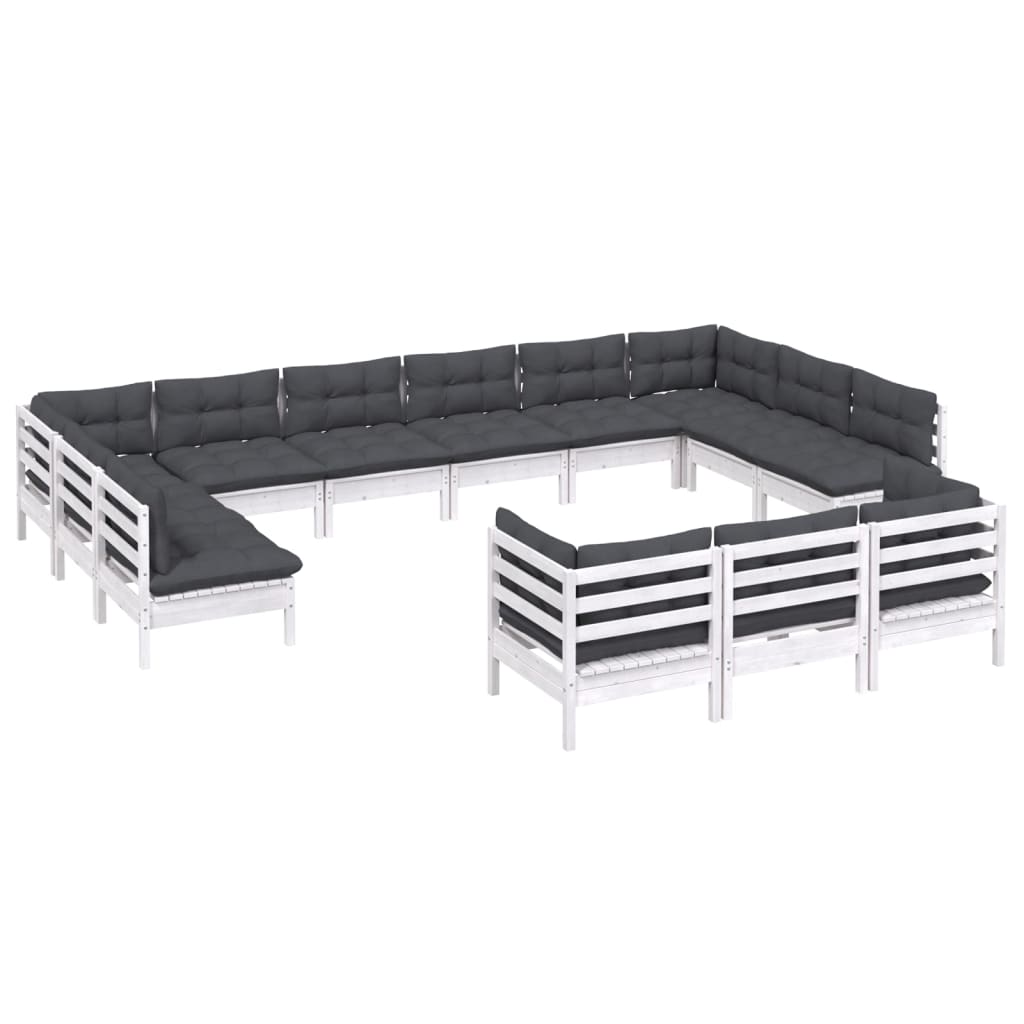 8720286870587_g_en_hd_1 vidaXL 13 Piece Garden Lounge Set with Cushions White Pinewood - Image 3