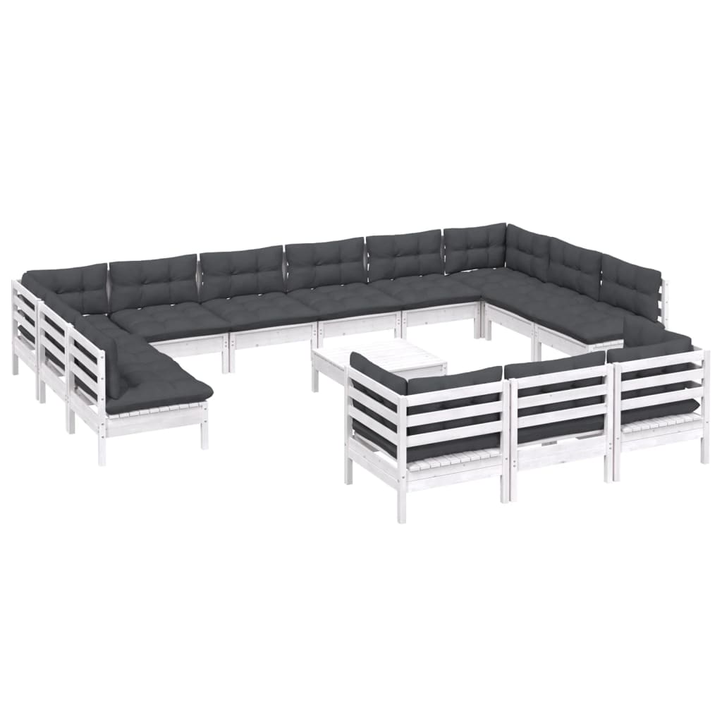 8720286870648_g_en_hd_1 vidaXL 14 Piece Garden Lounge Set with Cushions White Pinewood - Image 3