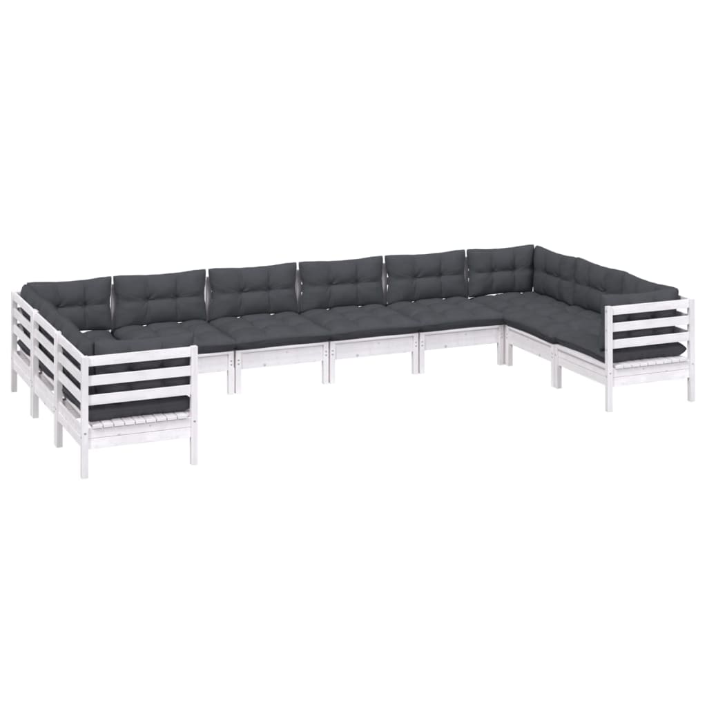 8720286871065_g_en_hd_1 vidaXL 10 Piece Garden Lounge Set with Cushions White Pinewood - Image 3