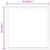 vidaXL LED Bathroom Mirror 50x50 cm - Image 5