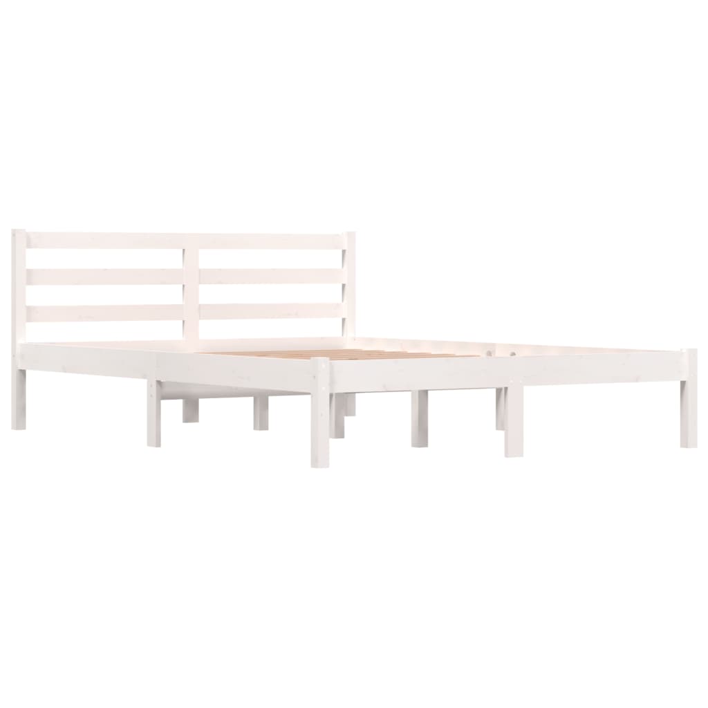 8720286877340_g_en_hd_1 vidaXL Bed Frame without Mattress White 135x190 cm - Image 3