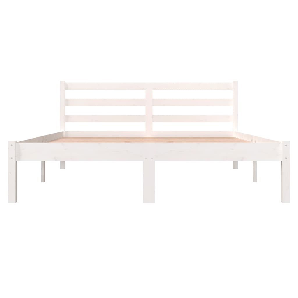 8720286877340_g_en_hd_2 vidaXL Bed Frame without Mattress White 135x190 cm - Image 4