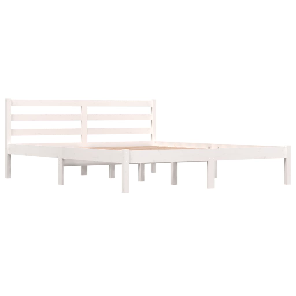 8720286877647_g_en_hd_1 vidaXL Bed Frame without Mattress White 150x200 cm - Image 3
