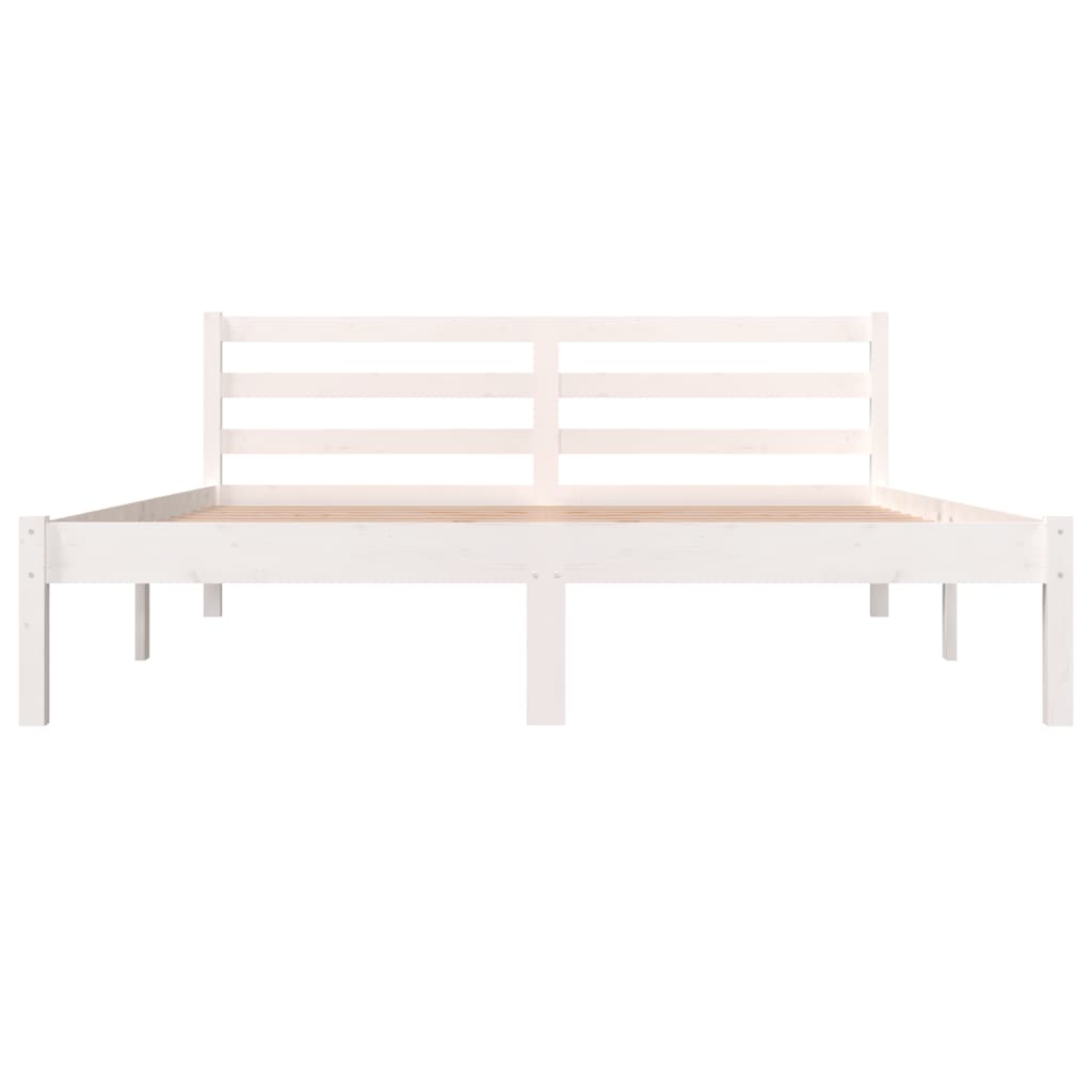 8720286877647_g_en_hd_2 vidaXL Bed Frame without Mattress White 150x200 cm - Image 4