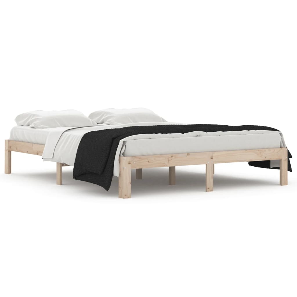 8720286879214_a_en_hd_1 vidaXL Bed Frame without Mattress Solid Wood 150x200 cm - Image 2