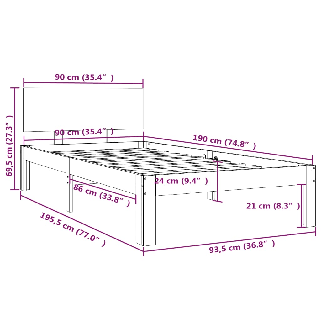 8720286879467_g_en_hd_6 vidaXL Bed Frame without Mattress 90x190 cm - Image 8