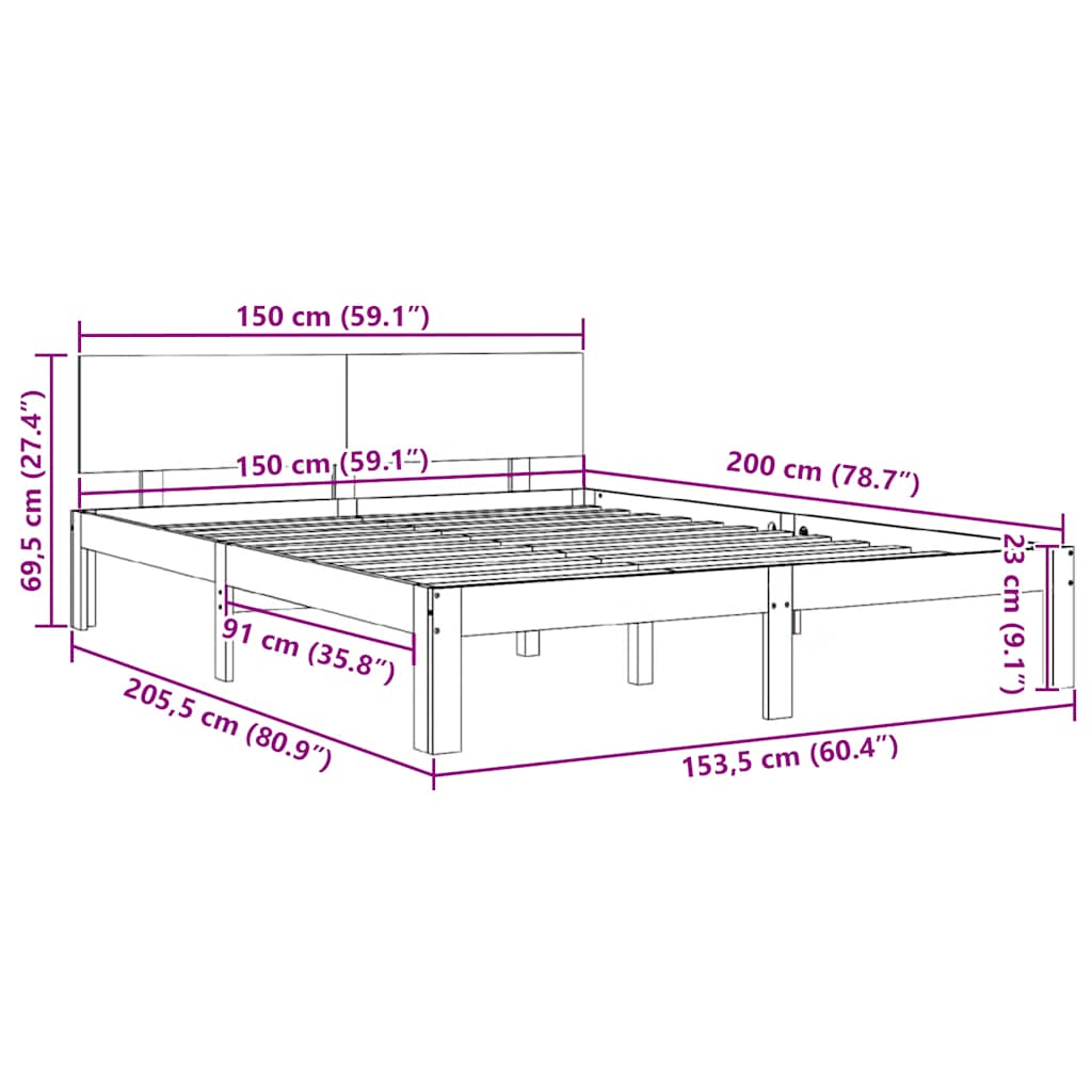 8720286879863_g_en_hd_6 vidaXL Bed Frame without Mattress 150x200 cm - Image 8