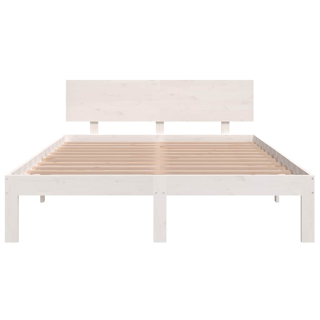 8720286879870_g_en_hd_2 vidaXL Bed Frame without Mattress White 150x200 cm - Image 4