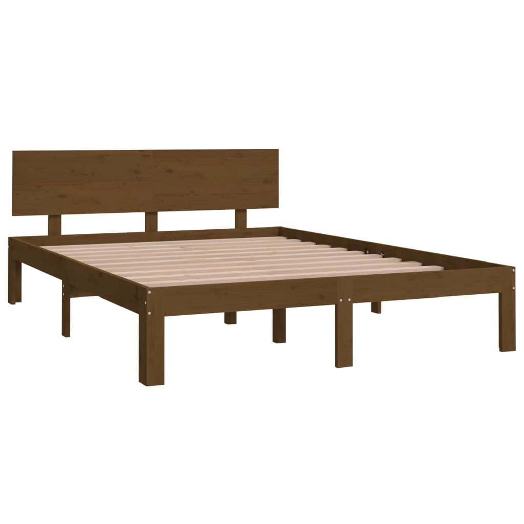 8720286879894_g_en_hd_1 vidaXL Bed Frame without Mattress Honey Brown 150x200 cm - Image 3