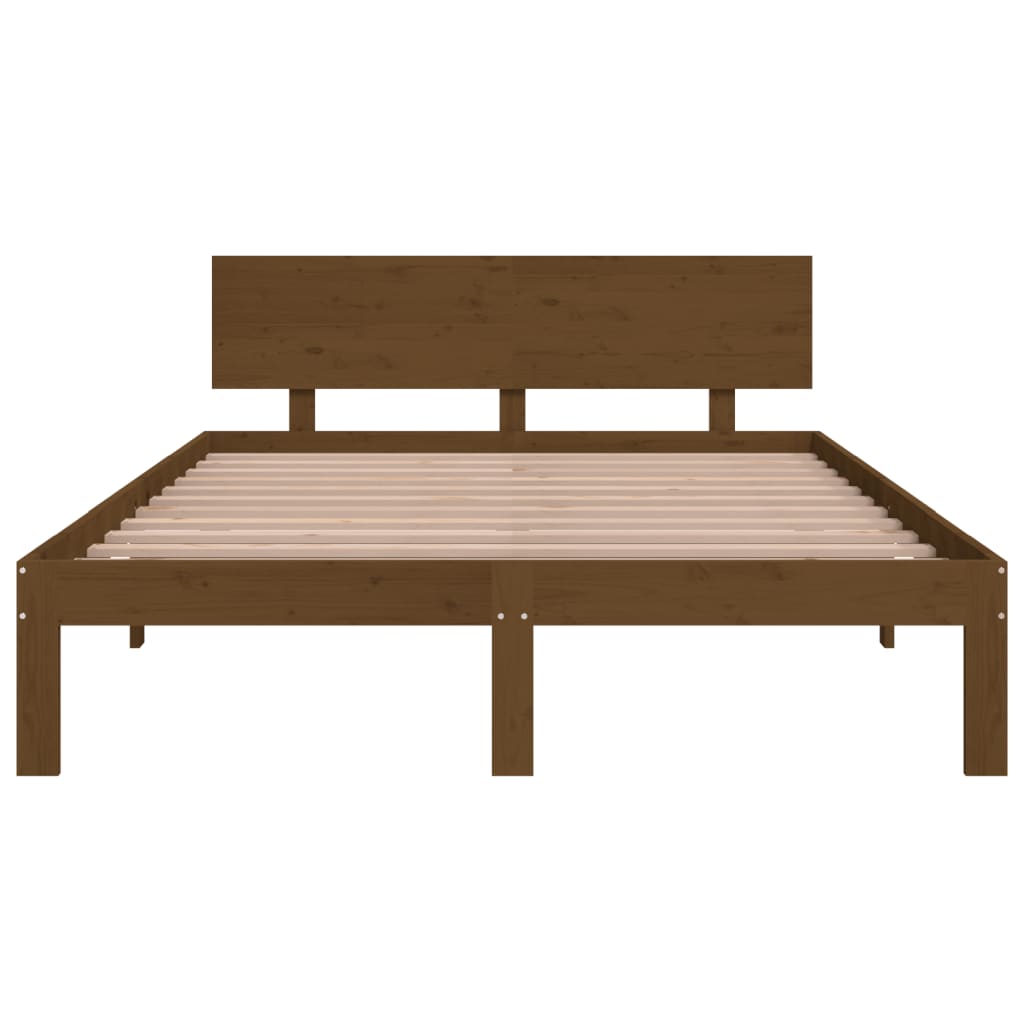 8720286879894_g_en_hd_2 vidaXL Bed Frame without Mattress Honey Brown 150x200 cm - Image 4