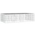 vidaXL 2-Panel Rabbit Cage 220x110x55 cm Galvanised Iron - Image 2