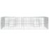 vidaXL 2-Panel Rabbit Cage 220x110x55 cm Galvanised Iron - Image 3