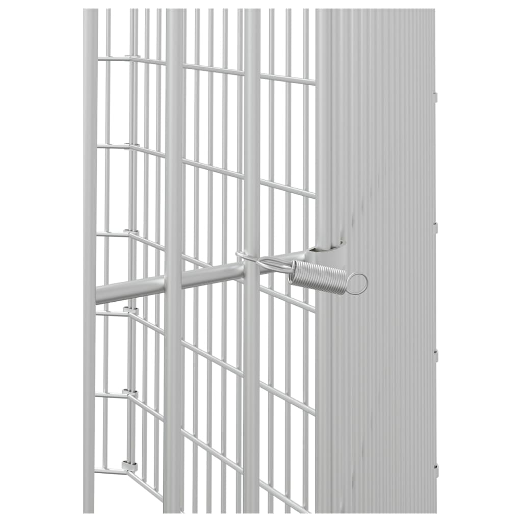 8720286880180_g_en_hd_4 vidaXL Free Range Animal Enclosure 8-Panel 54x60 cm Galvanised Iron - Image 6