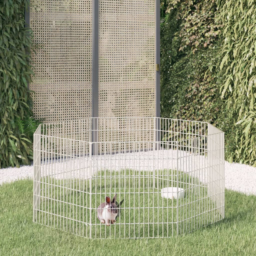 8720286880180_m_en_hd_1 vidaXL Free Range Animal Enclosure 8-Panel 54x60 cm Galvanised Iron - Image 1
