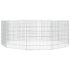 vidaXL Free Range Animal Enclosure 10-Panel 54x60 cm Galvanised Iron - Image 4