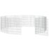 vidaXL Free Range Animal Enclosure 12-Panel 54x60 cm Galvanised Iron - Image 5