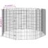 vidaXL Free Range Animal Enclosure 8-Panel 54x80 cm Galvanised Iron - Image 8
