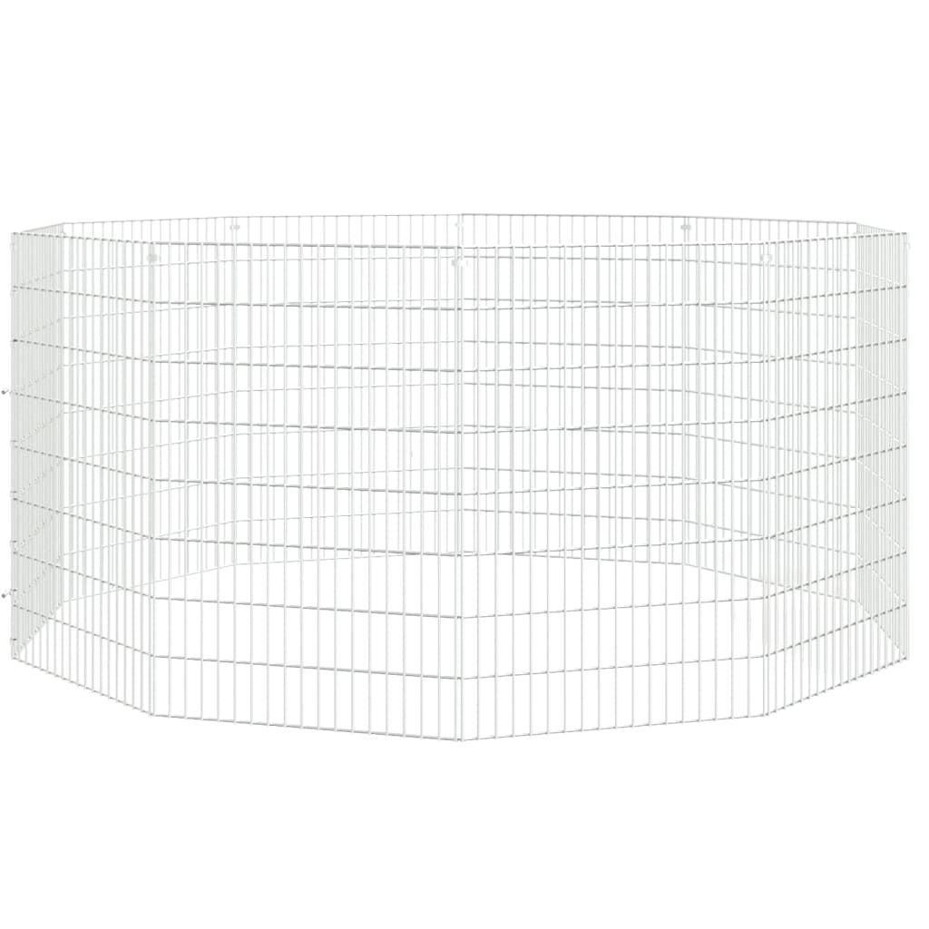 8720286880234_g_en_hd_1 vidaXL Free Range Animal Enclosure 10-Panel 54x80 cm Galvanised Iron - Image 3