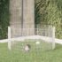 vidaXL Free Range Animal Enclosure 10-Panel 54x80 cm Galvanised Iron