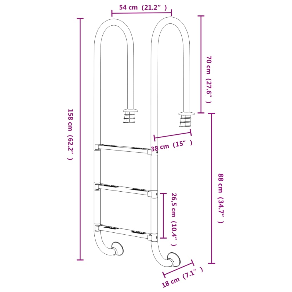 8720286880791_g_en_hd_4 vidaXL Pool Ladder 54x38x158 cm 304 Stainless Steel - Image 6