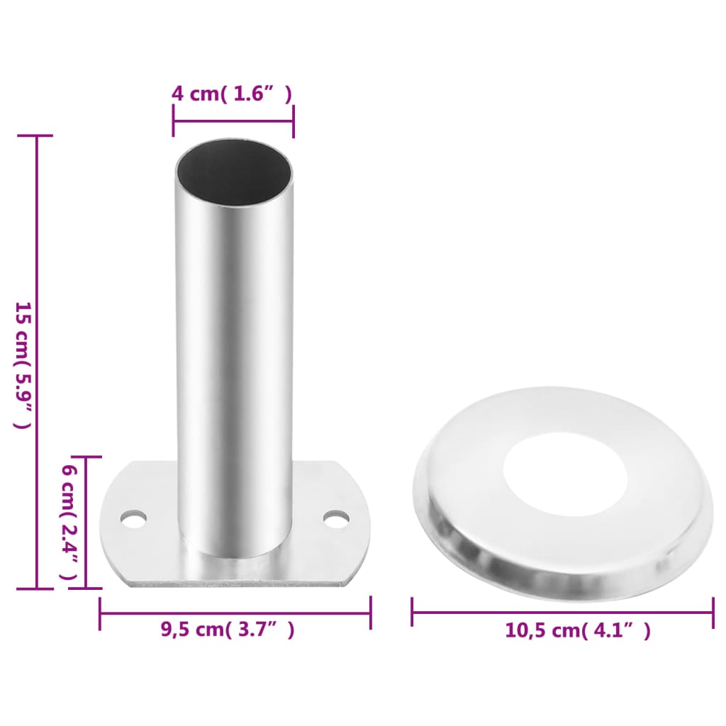 8720286880920_g_en_hd_4 vidaXL Pool Ladder Handrail Brackets 2 pcs 304 Stainless Steel - Image 5