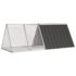 vidaXL Rabbit Cage Anthracite 201.5x80.5x71 cm Galvanised Steel