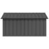 vidaXL Dog House Anthracite 116.5x153x81.5 cm Galvanised Steel - Image 4