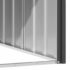 vidaXL Dog House Anthracite 116.5x153x81.5 cm Galvanised Steel - Image 5