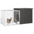 vidaXL Chicken Cage Anthracite 200x91x100 cm Galvanised Steel - Image 2
