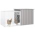 vidaXL Chicken Cage Grey 200x91x100 cm Galvanised Steel - Image 2