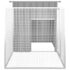 vidaXL Chicken Cage Grey 200x91x100 cm Galvanised Steel - Image 4