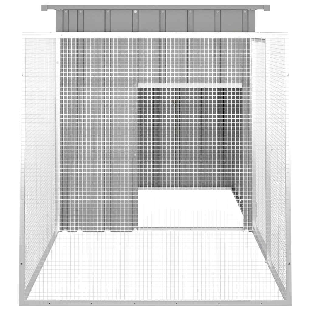 8720286902516_g_en_hd_3 vidaXL Chicken Cage Grey 200x91x100 cm Galvanised Steel - Image 4