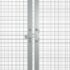 vidaXL Chicken Cage Grey 200x91x100 cm Galvanised Steel - Image 5