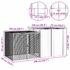 vidaXL Chicken Cage Grey 200x91x100 cm Galvanised Steel - Image 6