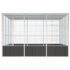 vidaXL Bird Cage Anthracite 302.5x324.5x211.5 cm Galvanised Steel - Image 3