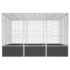 vidaXL Bird Cage Anthracite 302.5x324.5x211.5 cm Galvanised Steel - Image 4