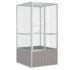 vidaXL Bird Cage Grey 111x107x211.5 cm Galvanised Steel