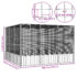 vidaXL Bird Cage Grey 302.5x324.5x211.5 cm Galvanised Steel - Image 6