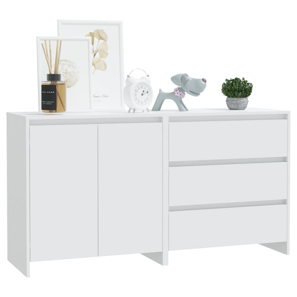 8720286903551_g_en_hd_1 vidaXL 2 Piece Sideboard White Engineered Wood - Image 4