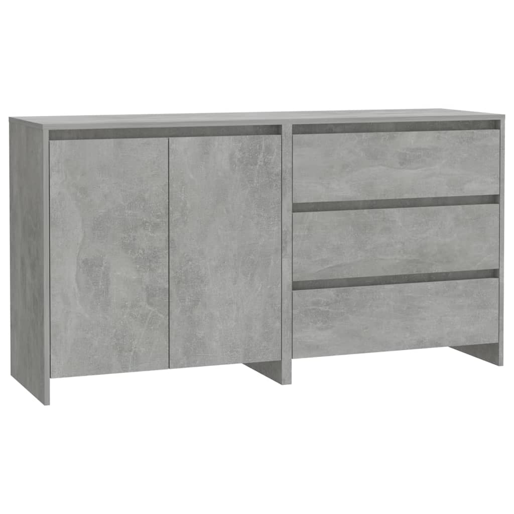 8720286903582_a_en_hd_1 vidaXL 2 Piece Sideboard Concrete Grey Engineered Wood - Image 2