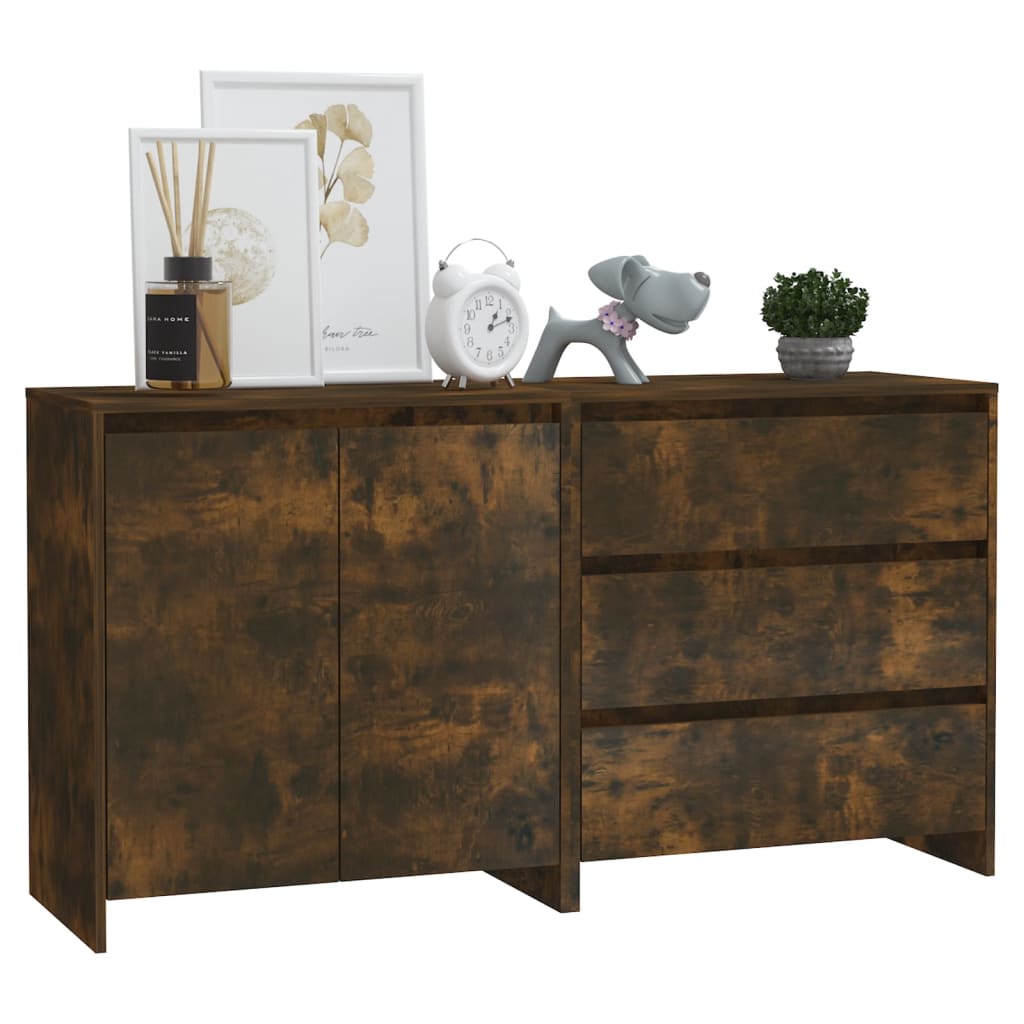 8720286903605_g_en_hd_1 vidaXL 2 Piece Sideboard Smoked Oak Engineered Wood - Image 4