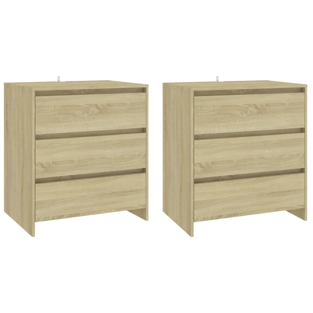 8720286903650_g_en_hd_1 vidaXL 3 Piece Sideboard Sonoma Oak Engineered Wood - Image 4