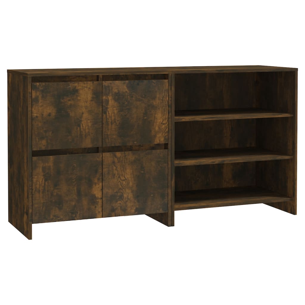 8720286903841_a_en_hd_1 vidaXL 2 Piece Sideboard Smoked Oak Engineered Wood - Image 2